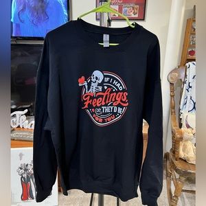 NWT black Valentines sweatshirt